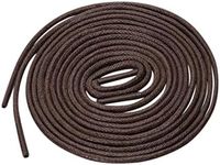 uxcell 2 Pairs Round Waxed Shoelaces Colored Oxford Shoestrings for Dress Shoes Boots Dark Brown 80cm / 31.49"