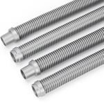 BEWAVE 4 Pack Swimming Pool Vacuum Cleaner Hose, 1-1/2" x 60" Cleaner Suction Hose Replacement Compatible with All Major Automatic Swimming Pool Cleaners