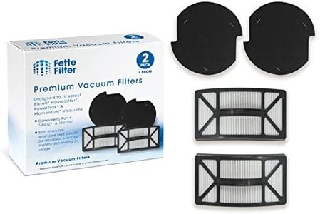 Bissell Compatible Powerlifter PowerTrak Pet Filter Kit. Contains 2 Pre Motor 1604127 Filters and 2 Post Motor 1604130 Filters.