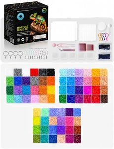 XVK 2.6mm Fuse Beads Kit 36000 Pcs 72 Colors - Child-Safe Melty Beads for Beginners, Complete Starter Set with Pegboards, Ironing Paper & Step-by-Step Patterns, Arts and Crafts Educational Gift