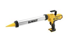 DEWALT DCE580N-XJ Caulk Gun Bare, 1 W, 18 V, Yellow/Black, 300-600 ml