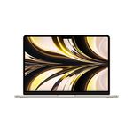 2022 Apple MacBook Air laptop with M2 chip: 13.6-inch Liquid Retina display, 8GB RAM, 512GB SSD storage, backlit keyboard, 1080p FaceTime HD camera. Works with iPhone and iPad; Starlight