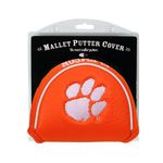 Team Golf NCAA Clemson Tigers Golf Mallet Putter Cover Golf Club Mallet Putter Headcover, Fits Most Mallet Putters, Scotty Cameron, Daddy Long Legs, Taylormade, Odyssey, Titleist, Ping, Callaway