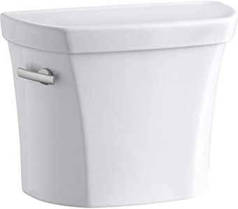 KOHLER K-4468-0 Wellworth Toilet Tank with Left-Hand Trip Lever, Toilet Tank Only with Class Five Canister, 1.6 GPF, White