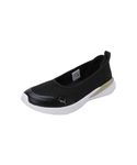 Puma Womens SiennaSoftrideBallerina Black-Metallic Gold-White Sneaker - 6 UK (39463603)