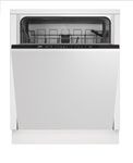 Beko DIN15X20 Full-size Integrated Dishwasher | Black Control Panel 60 cm Full size with 13 Place Setting | x30 Minute Quick Wash Technology