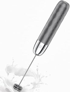 Maestri House Rechargeable Milk Frother, Handheld Electric Foam Maker Waterproof Detachable Stainless Steel Whisk Drink Mixer Foamer Mini Blender for Matcha, Lattes, Cappuccino
