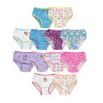 JoJo Siwa Girls' Amazon Exclusive 12-Days Advent 100% Combed Cotton Underwear Box for Holiday Fun in Sizes 4, 6 and 8, 12-pack, 4