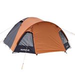 SAFACUS 4 Person Plus Dome Camping Tent, Double layer, Full Waterproof Holiday Family Large Size 4 Man Tent, Easy to Set Up for Outdoors Hiking Fishing Traveling Beach Vacation