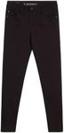 VIGOSS Skinny Jeans for Teen Girls - Super Stretch Jeans for Girls | Jeans for Girls Size 7-16 - Black - 20