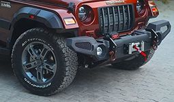 The Adventure Garage Offroad Bumper Model-M Compatible for Mahindra Thar 2020 (Without Winch Plate)