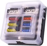 6 Way Fuse Block,12V Blade Fuse 6 C