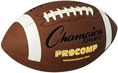 Champion Sports CF200 Intermediate Size Composite Football, Brown