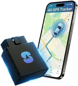 Spytec Anti-Theft Plug-in Car GPS Tracker, Real-Time 5 Second Updates, Ignition On/Off Alerts, Vehicle Movements, Personal & Work Car Monitoring | Unlimited US & Worldwide Tracking App - Low Cost Plan