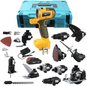 NEWONE 18V MAX MATRIX Drill,12-Tool Set Power Tool Combo Kit, Cordless Tool Set,2 Batteries and One Charger