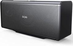 DOSS SoundBox Ultra Bluetooth Speaker with 2.1 Sound Channel Audio,80W Superior Sound with Deep Bass, Two DSP Technologies, 18H Playtime, Bluetooth 5.3, Wireless Speaker for Home, Office,Bedroom-Black