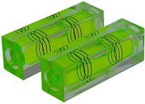 umei High Precision Mini Green Level (52X18X15mm, 18g) - Three Line Horizontal Pearl Level, Magnetic, Manual Operation