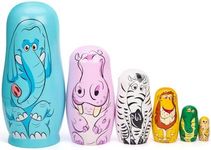 POPLAY 6PCS Russian Nesting Dolls, 