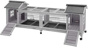 Aivituvin Rabbit Hutch Bunny Cage w