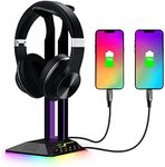 Headphone Stand with RGB Light, Dua