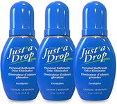 Just a Drop Toilet Odour Eliminator, Eucalyptus, 15 ml (Pack of 3, Total 35 ml) - Before You Go Toilet Odor! Portable and Discreet, Just'a Drop bathroom freshness