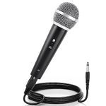 Dynamic Karaoke Microphone for Singing with 4M/13 ft XLR Cable（ø5mm）, Metal Handheld Mic Compatible with Karaoke Singing, Speech, Wedding,Tiktok,Party,Stage and Outdoor Activity