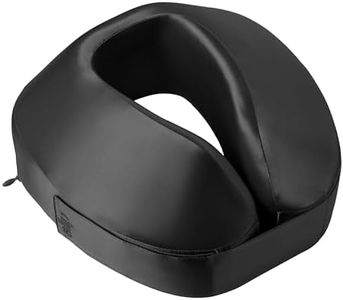 SLIP Jet Setter Travel Pillow - Black | Pure 100% Mulberry Silk | Soft & Comfortable, Ultra Soft & Comfortable - Travel Neck Pillow