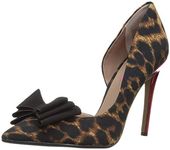 Betsey Johnson Women's Prince-p Pump, Leopard, 3 UK