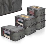 Silvon Storage Organizer for Folded Clothes and Winter Blankets,Heavy-Duty Foldable Storage Bin,Perfect for Storing and Organizing Bulky Items like Towel Comforter, and Sweater,Durable and Sturdy