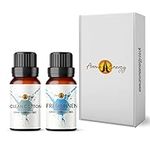 Clean Cotton & Fresh Linen Fragrance Oil Set 2 x 10ml | Diffuser for Home, Candle Making, soap, Wax Melts, Massage, Perfume, Aromatherapy Gift Box | Vegan | Made in UK