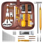 Wagela Metal Watch Repair Kit || 149Pcs Watch Tool Kit With Watch Link Pin Remover Tools & Watch Back Case Removal Tools For Watch Strap Remover||Watch Battery Replacement,Multicolor