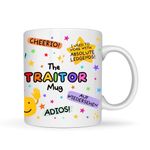 HUNY The Traitor Mug | Colleague Leaving Gift | Funny Coffee Mug | New Job Gift Birthday Gift | Personalised Mug | Custom 11oz Ceramic Dishwasher Safe Mug | Gift from Coworker