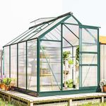 Outsunny 6' x 8' x 6.6' Polycarbona