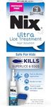 Nix Ultra Lice Removal Kit, Lice Treatment Hair Solution, 3.4 fl oz & Lice Removal Comb