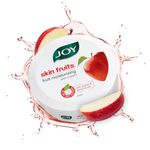 Joy Skin Fruits Moisturizing Cold Skin Cream With Apple, Jojoba & Almond Oil (200ml) | Quick Absorbing & Non Sticky Moisturizer for Face, Hands & Body | For Healthy, Soft & Glowing Skin