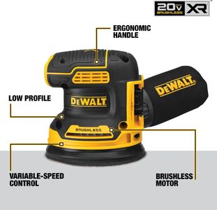 DEWALT 20V MAX Orbital Sander – Cordless Handheld Tool Only