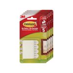 3M Command 17202ANZ Small Picture Hanging Strips – Pack of 5, Damage-Free Wall Hanging, Holds Up to 1.8kg, Ideal for Photos, Frames & Décor