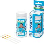 UKDD® Hot Tub, Pool and Spa Test Strips 7 way Measures Chlorine, PH and Total Alkalinit (pack of 100 Strips) for crystal clear water