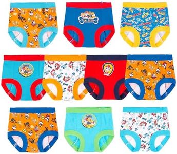 PAW PATROL Unisex Baby Potty Pants Multipack Baby and Toddler Training Underwear, Pawbtraining10pk, 4T US