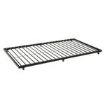 WE Furniture Powder-Coated Steel Twin Roll-Out ONLY Trundle for Bed Frame - Black