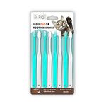 H&H Pets Small Dog Toothbrushes Dog Grooming Kit Best Professional Dog Cat Bristle Tooth Brush, Dog Teeth Cleaning Dog Brush, Dog Accessories, Puppy Supplies, Cat Brush Dental Tools, Mini Head Toothbrush - Pack of 8