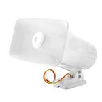 MAGT BRJ-625 Alarm Siren, 150dB Indoor/Outdoor Security Siren, White for Home Security System