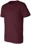 Bella Canvas Unisex Jersey Short-Sleeve T-Shirt, mens, 3001C, XXXX-Large,Maroon, XXXX-Large,Maroon