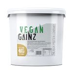 Vegan Gainz 4kg - Plant Based Protein Powder - Weight Gainer- 32 Servings & 30g Protein Per Serving - The Bulk Protein Company (Salted Caramel)