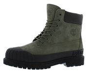 Timberland Heritage 6 Inch Waterproof Boot Womens Shoes Size 10, Color: Dark Green Nubuck, Dark Green Nubuck, 10