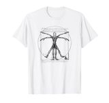 Dungeons & Dragons Mind Flayer Vitruvian Man Vintage Sketch T-Shirt