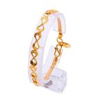 Joyalukkas Impress Collection 22k Yellow Gold Charm Bracelet for Women (Gold)