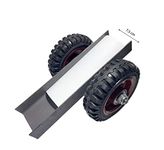 SDTOOLS Heavy Duty Panel Dolly 300kg Capacity - Sheet Material Glass Plywood Door Window Frame Plasterboard - Mover Trolley With Solid Tyre Wheels