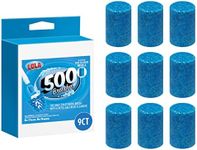 500 Brushes Blue Toilet Bowl Cleanser Tablet Refills | 9 Count | Replacement Toilet Bowl Cleaner Tablets | Long Lasting | Each Tablet Lasts Up to 4 Months