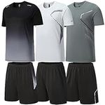 6 Pack Gym Clothes for Men Workout 